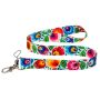 Leash FOLKSTAR 2cm from Lowicz white