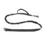 Leash with hip belt for running with a dog - blue