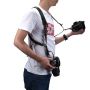 Leather photo harness - black