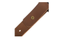 Leather photo harness - brown, type 2