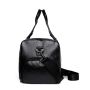 Leather travel bag - black
