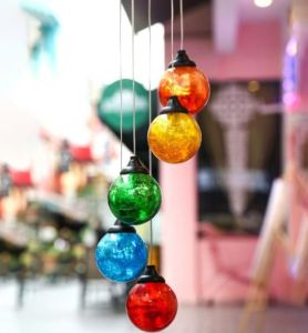 LED decorative wind chime lighting - spheres