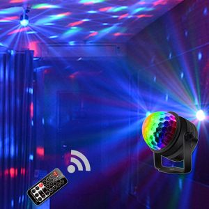 LED disco ball / LED projector + remote control