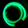 LED dog collar, neck 35cm - green