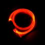 LED dog collar, neck 70cm - red