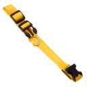 LED dog collar, size M - yellow