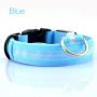 LED dog collar, size XS - blue