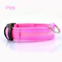 LED dog collar, size XS - pink