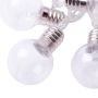 LED garland / decorative lamps in the shape of a bulb - cold color