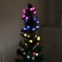 LED garland / decorative lights in the shape of roses - multicolored