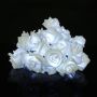 LED rose garland / decorative lights - white