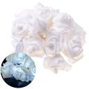 LED rose garland / decorative lights - white