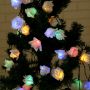 LED rose garland / decorative lights - white