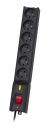 LESTAR 1966004697 Black 6 AC outlet(s) 230 V 5 m