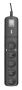 LESTAR LV530W 2,5M surge protector 5 AC outlet(s) Black, Grey 2.5 m