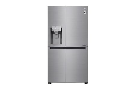LG GSL960PZVZ combi-fridge Freestanding 601 L Grey