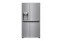 LG GSL960PZVZ combi-fridge Freestanding 601 L Grey