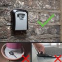 Lockable key box - gray