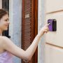 Lockable key box - purple
