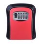 Lockable key box - red