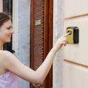 Lockable key box - yellow
