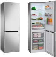 Lodówka Amica FK2695.2FTX (540mm x 1700mm x 576 mm; 161l; Klasa A+; kolor inox)