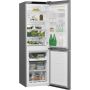 Lodówka Whirlpool W7 831A OX (596mm x 1890mm x 677 mm; 215 l; kolor srebrny) (WYPRZEDAŻ)