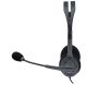 Logitech H111 Stereo Headset Wired Head-band Office/Call center Grey