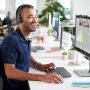 Logitech H111 Stereo Headset Wired Head-band Office/Call center Grey