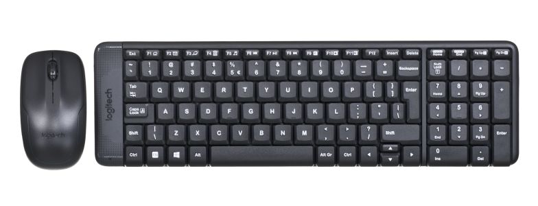 Logitech MK220 keyboard RF Wireless QWERTY International EER Black