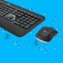 Logitech MK540 Advanced keyboard RF Wireless QWERTY US International Black, White