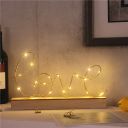 "LOVE" standing decoration with LED lighting