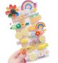Lovely hair clips for a girl - set of 14 pcs, type I