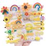 Lovely hair clips for a girl - set of 14 pcs, type I