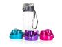 LUVA glass bottle 500ml - pink