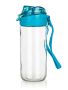 LUVA glass bottle 500ml - pink
