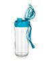 LUVA glass bottle 500ml - pink