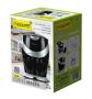 Maestro MR-402-BLACK drip coffee maker, black and silver