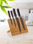 Magnetic bamboo knife board 25.5 x 21 cm