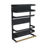 Magnetic organizer for kitchen accessories - three-level