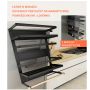 Magnetic organizer for kitchen accessories - two-level