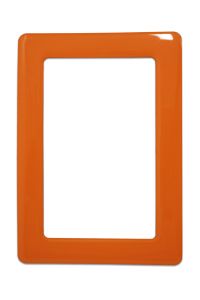 Magnetic self-adhesive frame size 12.3x8.1cm - orange