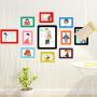 Magnetic self-adhesive frame size 13.0 × 8.1 cm - blue