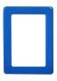 Magnetic self-adhesive frame size 13.0 × 8.1 cm - blue