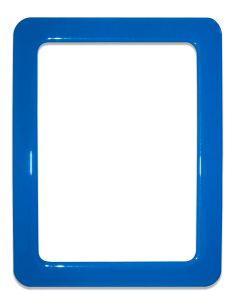 Magnetic self-adhesive frame size 16.0x11.8cm - blue