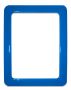 Magnetic self-adhesive frame size 16.0x11.8cm - blue