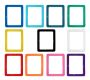 Magnetic self-adhesive frame size 16.0x11.8cm - blue
