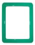 Magnetic self-adhesive frame size 16.0x11.8cm - green