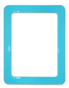 Magnetic self-adhesive frame size 16.0x11.8cm - light blue