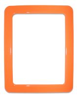 Magnetic self-adhesive frame size 16.0x11.8cm - orange